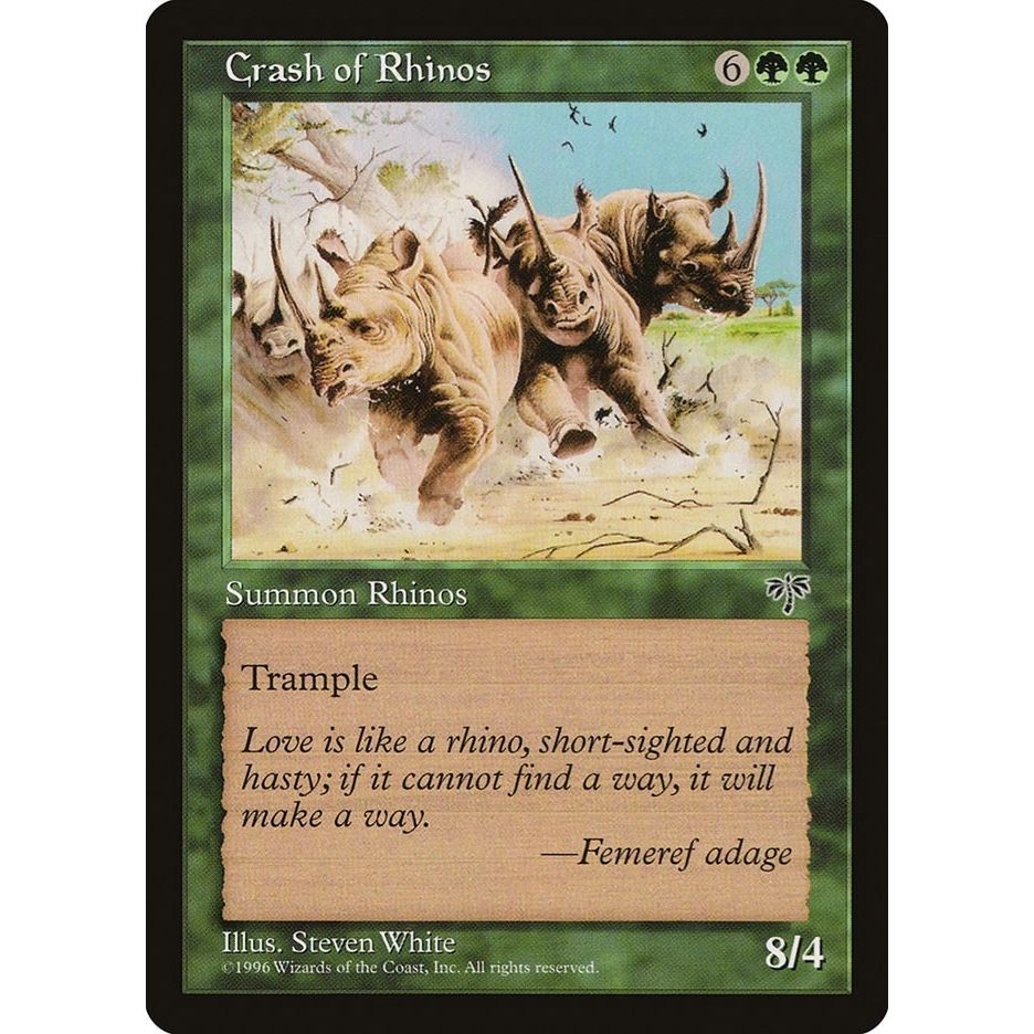 Image for Crash of Rhinos (MIR) - Magic: The Gathering
