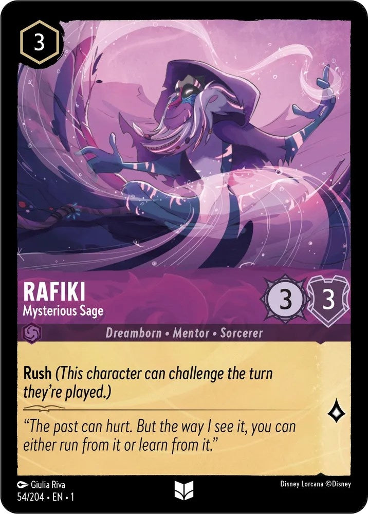 Image for Rafiki - Mysterious Sage (54/204) (1) - Disney Lorcana
