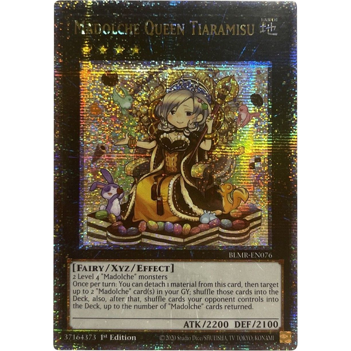 Image for Madolche Queen Tiaramisu (Quarter Century Secret Rare) (BLMR-EN076) (BLMR) - YuGiOh