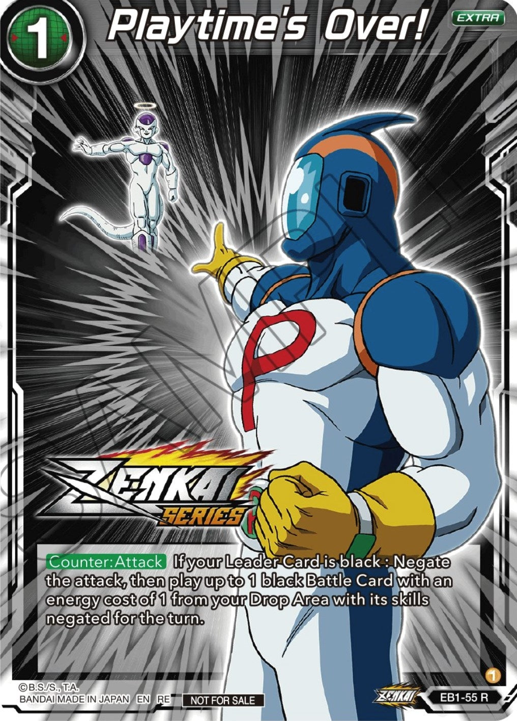 Image for Playtime's Over! (Event Pack 12) (EB1-55) (TPR) - Dragon Ball Super: Masters