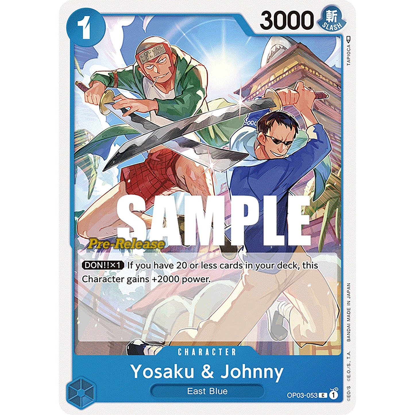Image for Yosaku & Johnny (OP03-053) (OP03 PRE) - One Piece Card Game
