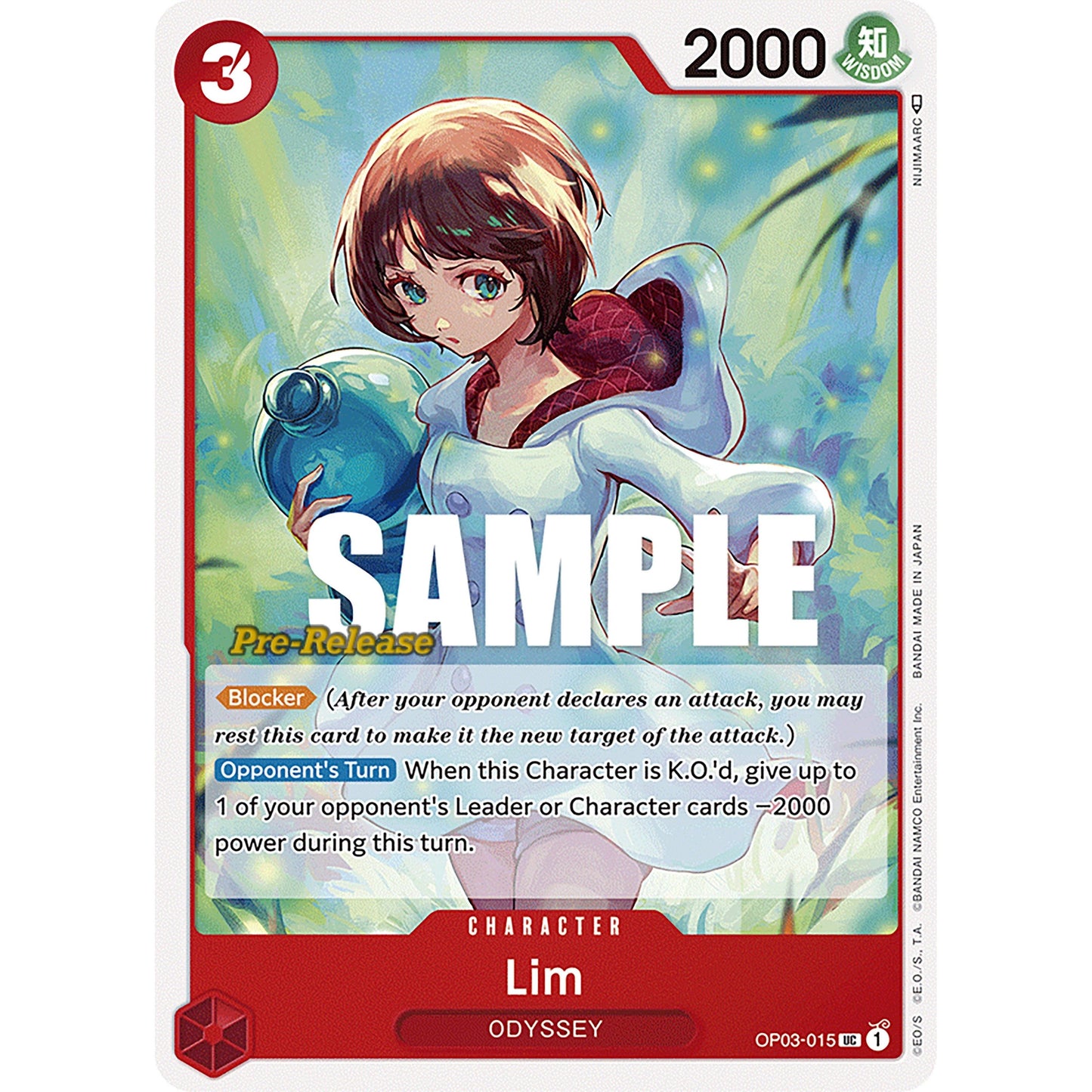 Image for Lim (OP03-015) (OP03 PRE) - One Piece Card Game