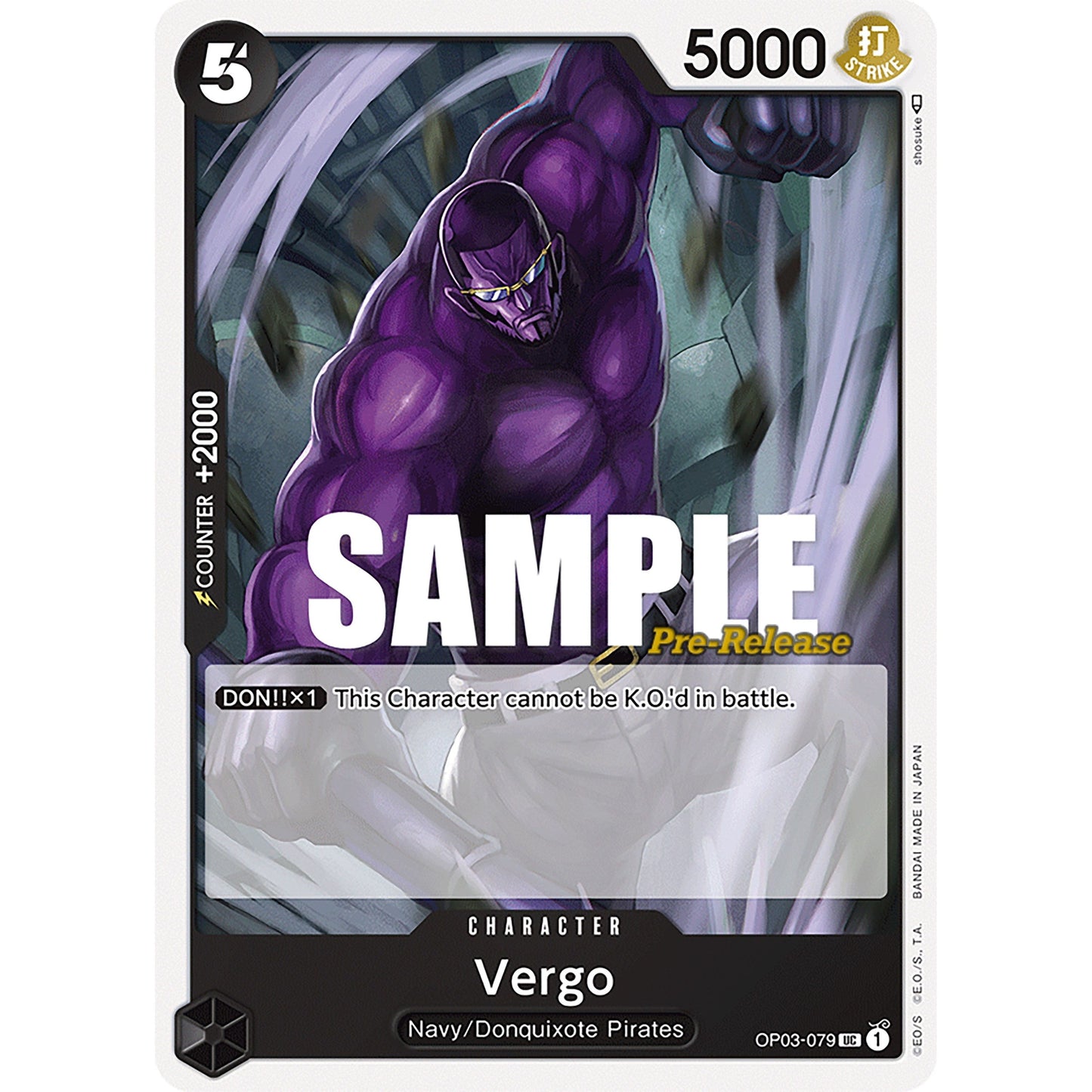 Image for Vergo (OP03-079) (OP03 PRE) - One Piece Card Game