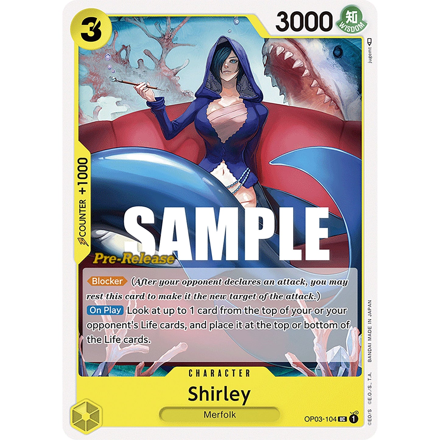 Image for Shirley (OP03-104) (OP03 PRE) - One Piece Card Game