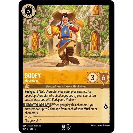 Image for Goofy - Musketeer (12) (DLPC) - Disney Lorcana