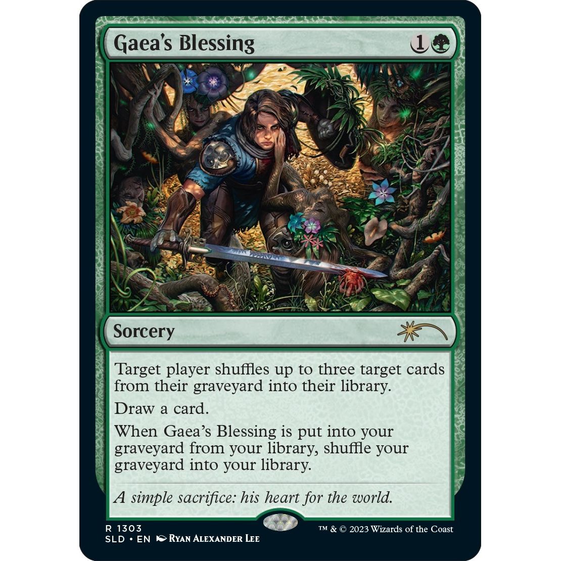 Image for Gaea's Blessing (1303) (SLD) - Magic: The Gathering
