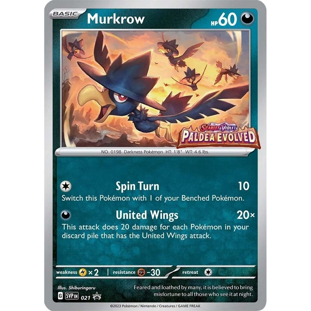 Image for Murkrow - 021 (Prerelease) (021) (SVP) - Pokemon