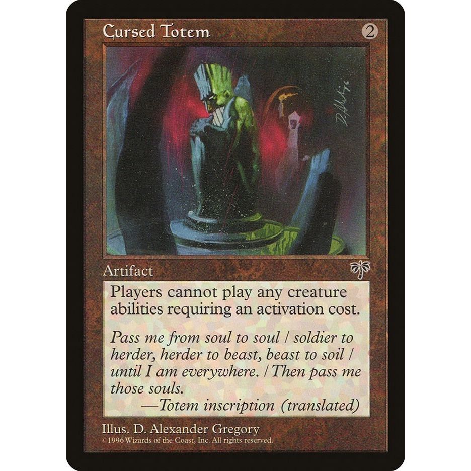 Image for Cursed Totem (MIR) - Magic: The Gathering