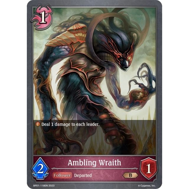 Image for Ambling Wraith (BP01-118EN) (BP01) - Shadowverse: Evolve