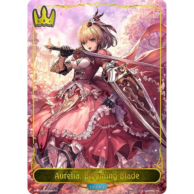 Image for Aurelia, Blooming Blade (BP01-LD04EN) (BP01) - Shadowverse: Evolve