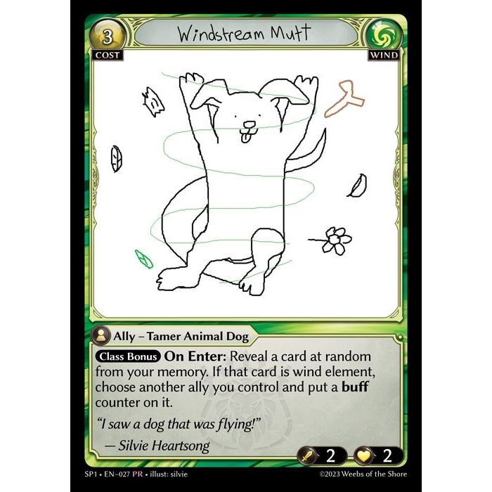 Image for Windstream Mutt (027) (SP1) - Grand Archive TCG