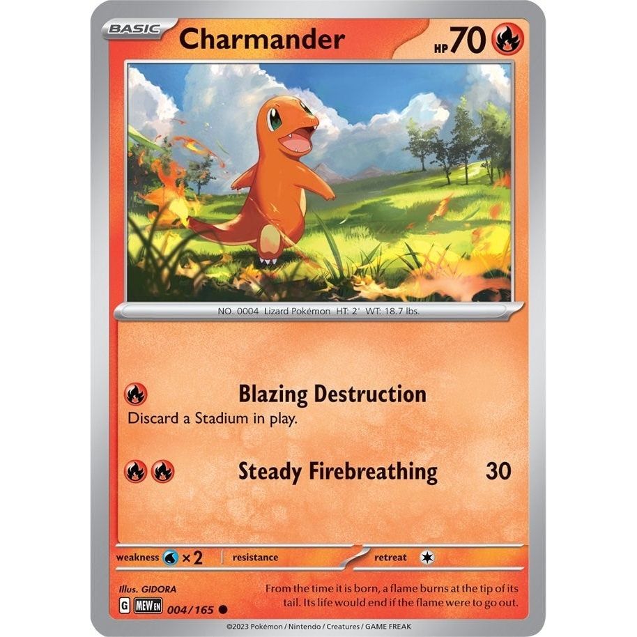 Image for Charmander (004/165) (MEW) - Pokemon
