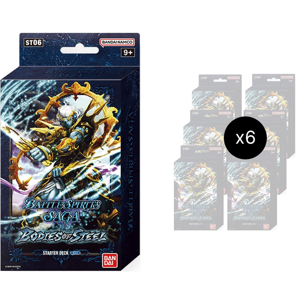 Image for Starter Deck 06: Bodies of Steel Display - Battle Spirits Saga