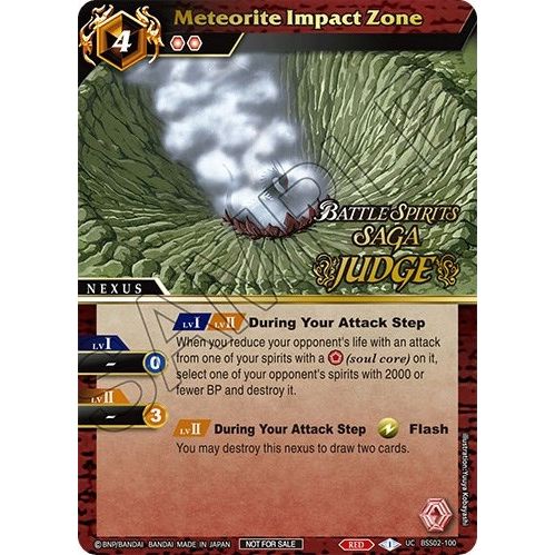 Image for Meteorite Impact Zone (Judge Pack Vol. 2) (BSS02-100) (BSSP) - Battle Spirits Saga