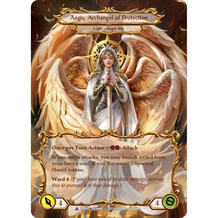Image for Figment of Protection // Aegis, Archangel of Protection (Marvel) (DTD007) (DTD) - Flesh and Blood TCG