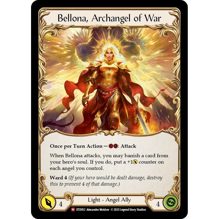 Image for Figment of War // Bellona, Archangel of War (DTD012) (DTD) - Flesh and Blood TCG