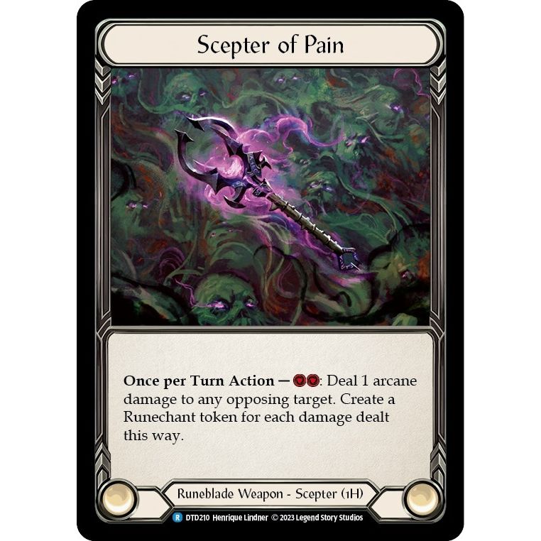 Image for Scepter of Pain (DTD210) (DTD) - Flesh and Blood TCG