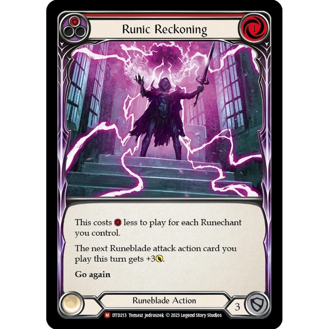 Image for Runic Reckoning (DTD213) (DTD) - Flesh and Blood TCG