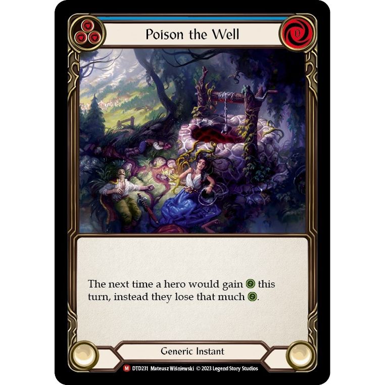 Image for Poison the Well (DTD231) (DTD) - Flesh and Blood TCG