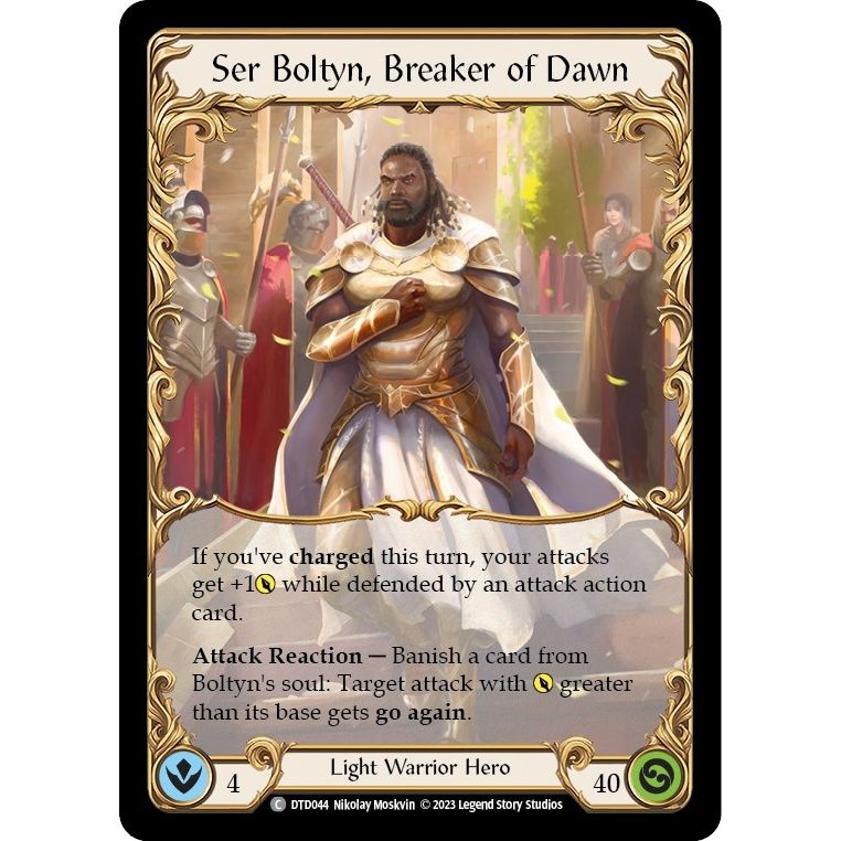 Image for Ser Boltyn, Breaker of Dawn (DTD044) (DTD) - Flesh and Blood TCG