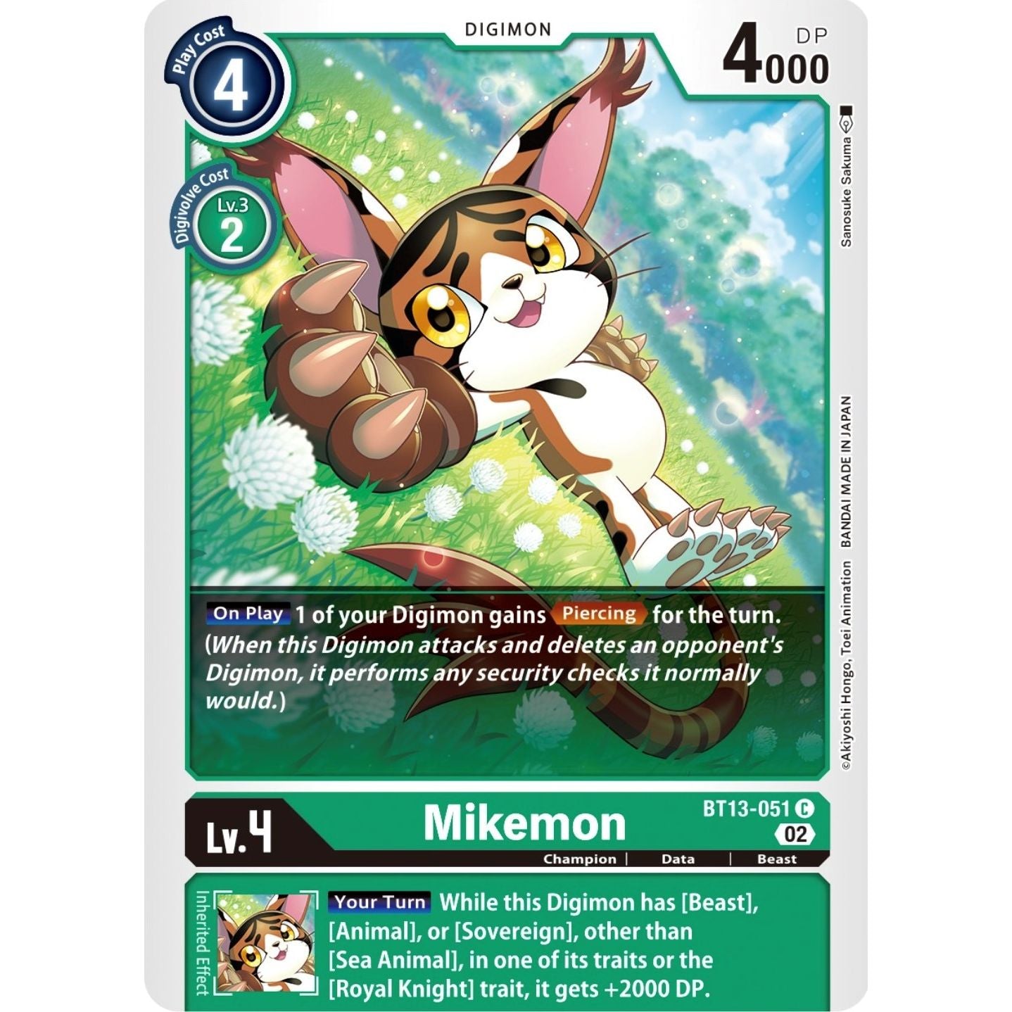 Image for Mikemon (BT13-051 C) (BT13) - Digimon Card Game