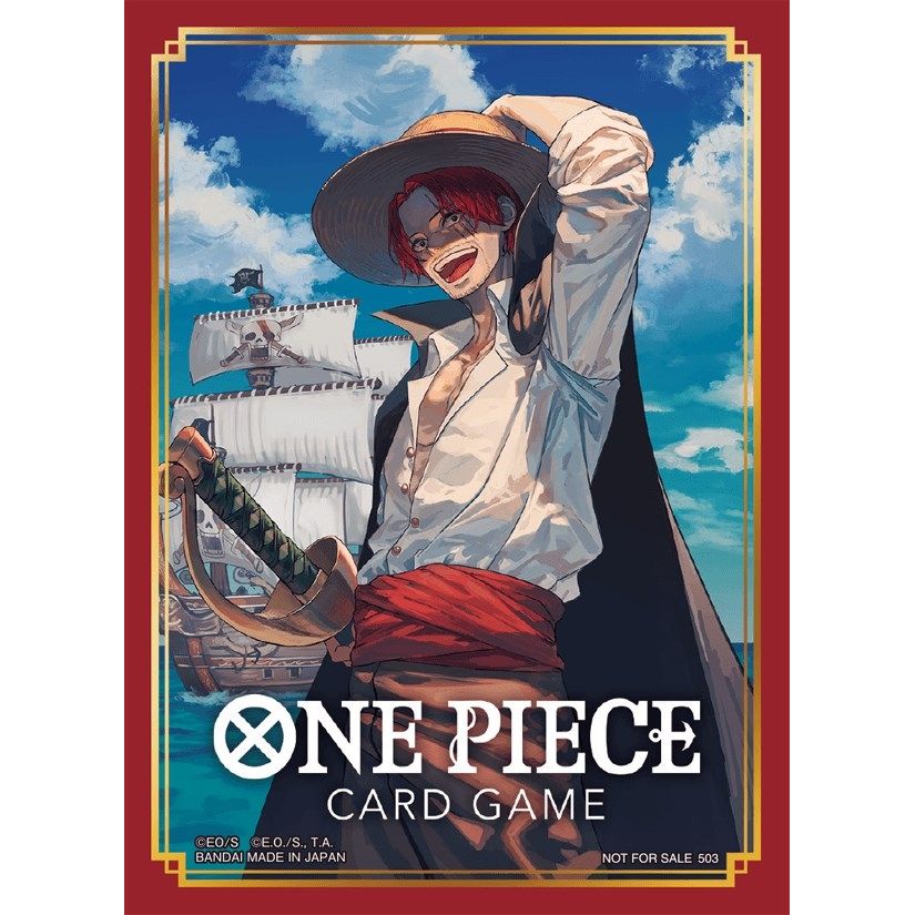Image for One Piece Card Game Official Sleeves - Shanks (10-Pack) - Card Sleeves