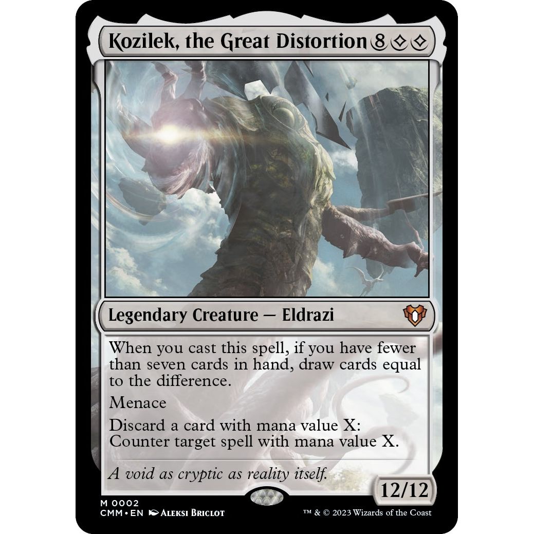 Image for Kozilek, the Great Distortion (2) (CMM) - Magic: The Gathering