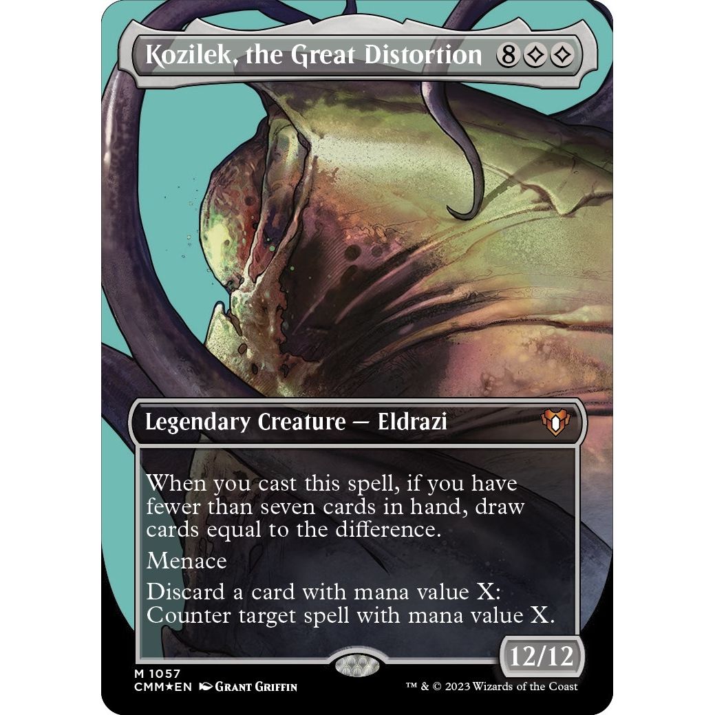 Image for Kozilek, the Great Distortion (Textured Foil) (1057) (CMM) - Magic: The Gathering
