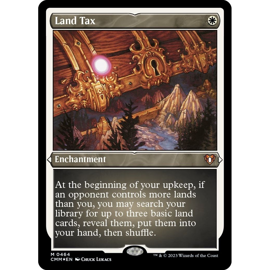 Image for Land Tax (Foil Etched) (464) (CMM) - Magic: The Gathering