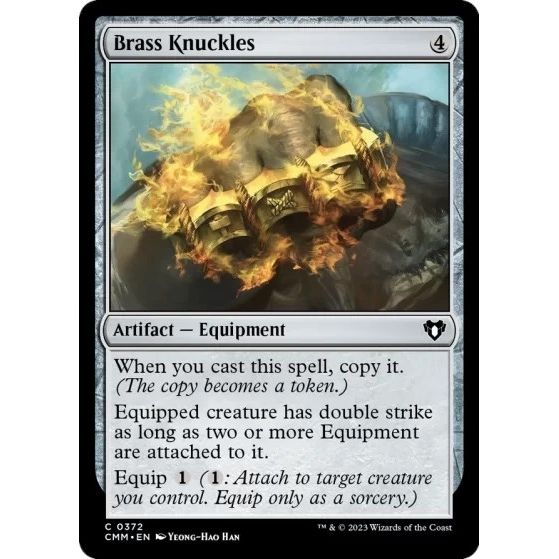 Image for Brass Knuckles (372) (CMM) - Magic: The Gathering