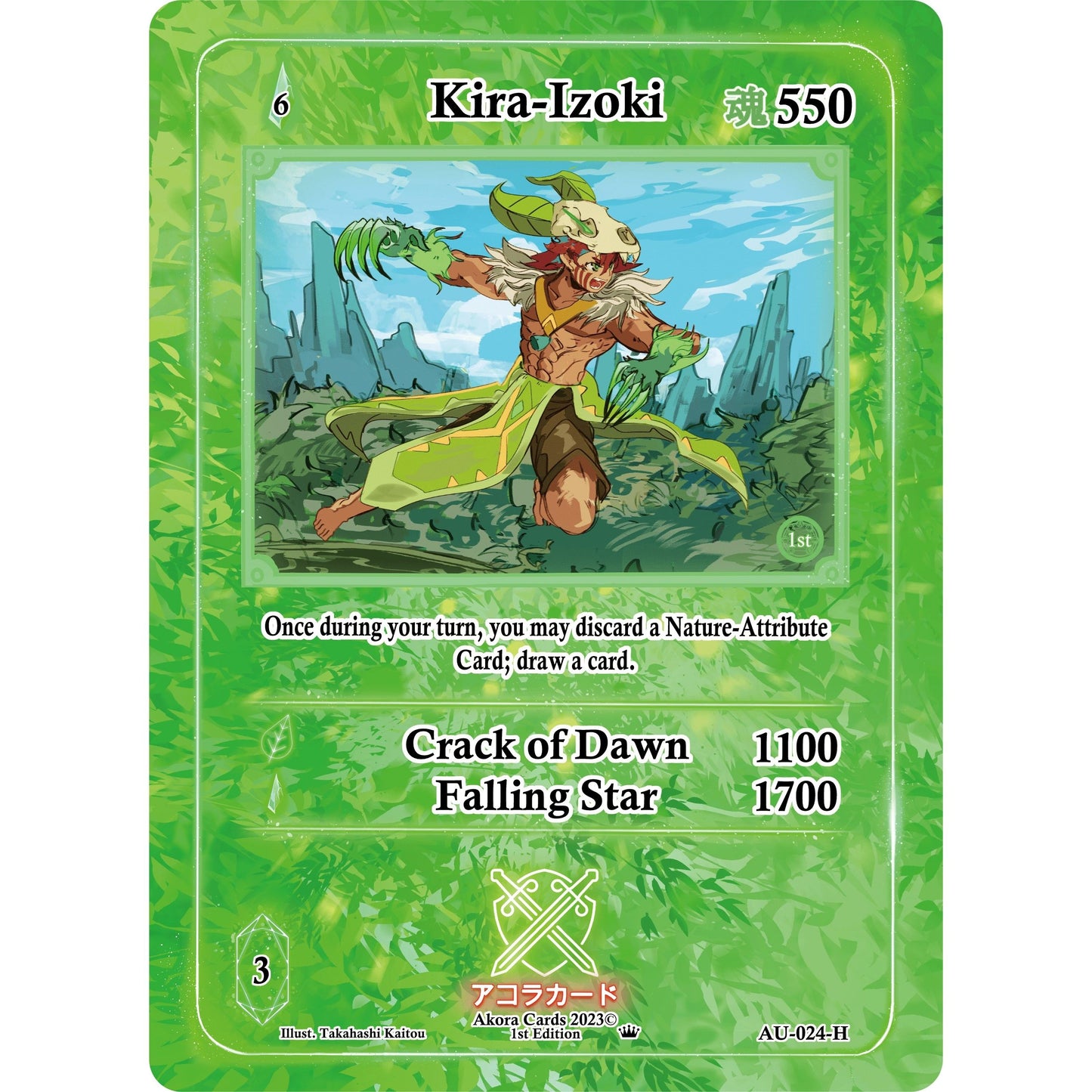 Image for Kira-Izoki (Holo) (AU-024-H) (AU1E) - Akora TCG