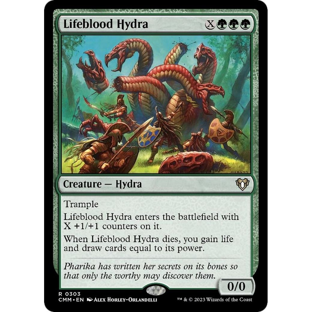 Image for Lifeblood Hydra (303) (CMM) - Magic: The Gathering
