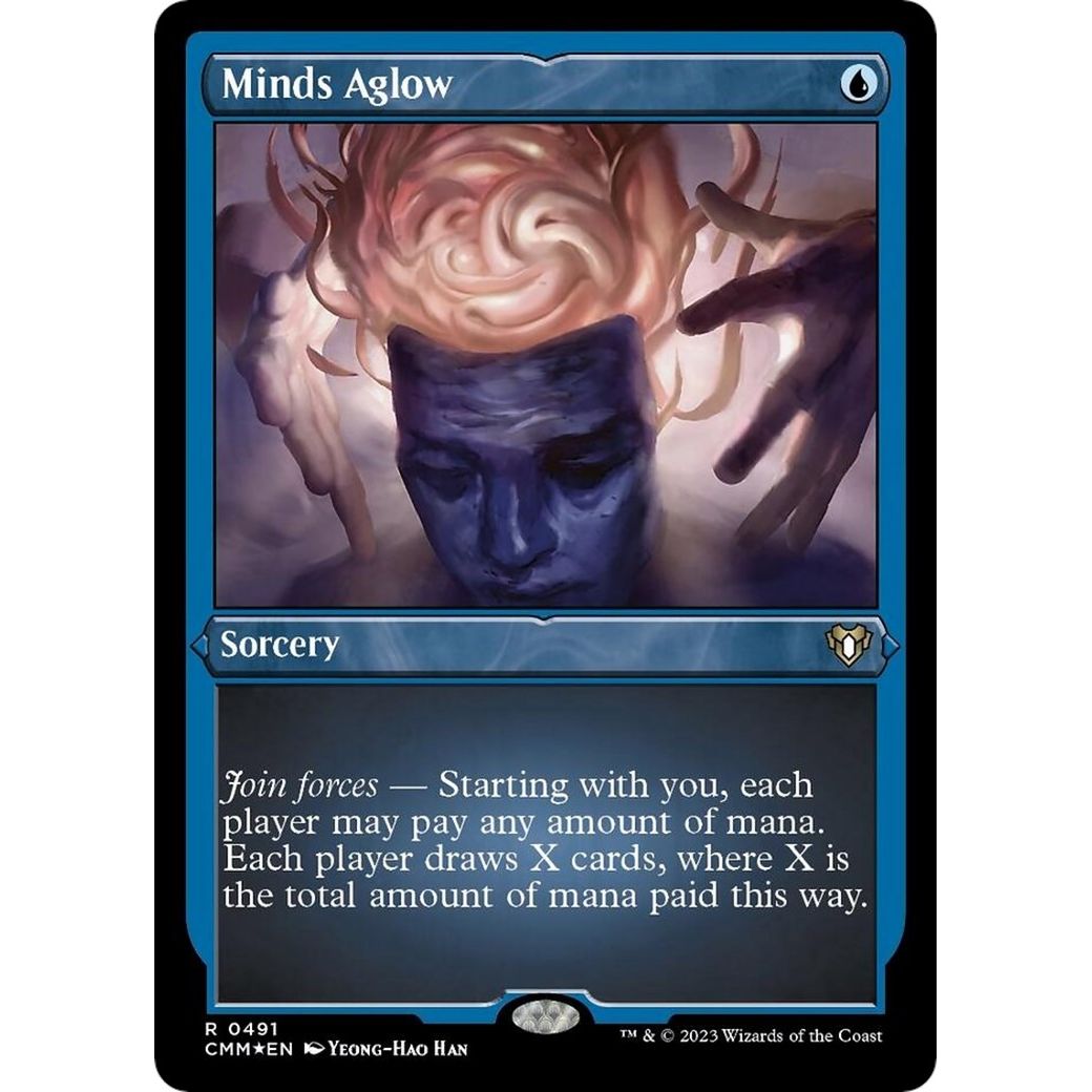 Image for Minds Aglow (Foil Etched) (491) (CMM) - Magic: The Gathering