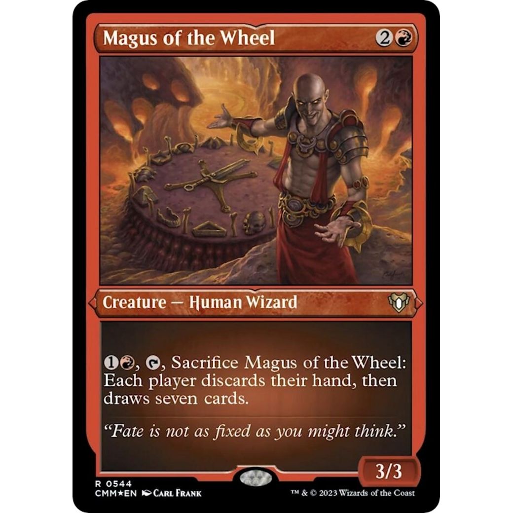 Image for Magus of the Wheel (Foil Etched) (544) (CMM) - Magic: The Gathering