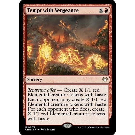 Image for Tempt with Vengeance (263) (CMM) - Magic: The Gathering
