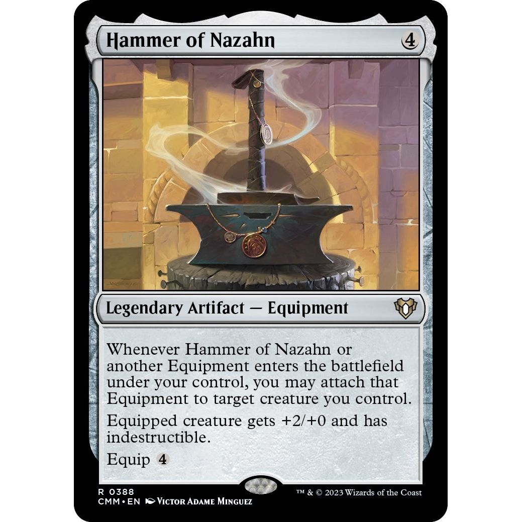 Image for Hammer of Nazahn (388) (CMM) - Magic: The Gathering