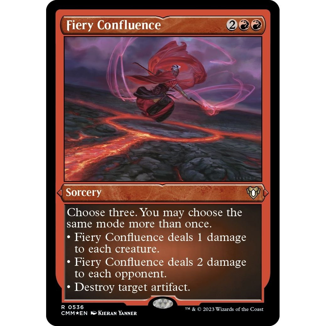 Image for Fiery Confluence (Foil Etched) (536) (CMM) - Magic: The Gathering