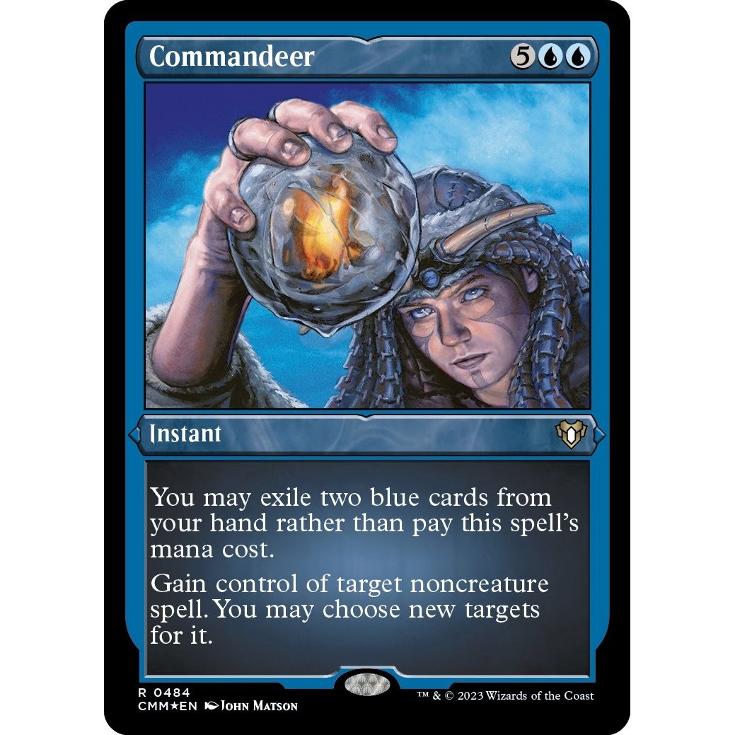 Image for Commandeer (Foil Etched) (484) (CMM) - Magic: The Gathering