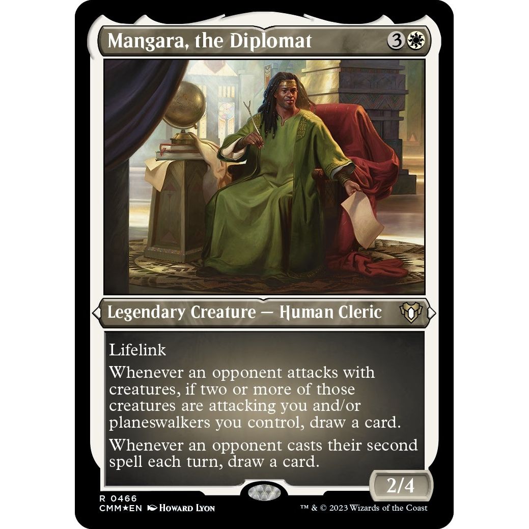 Image for Mangara, the Diplomat (Foil Etched) (466) (CMM) - Magic: The Gathering