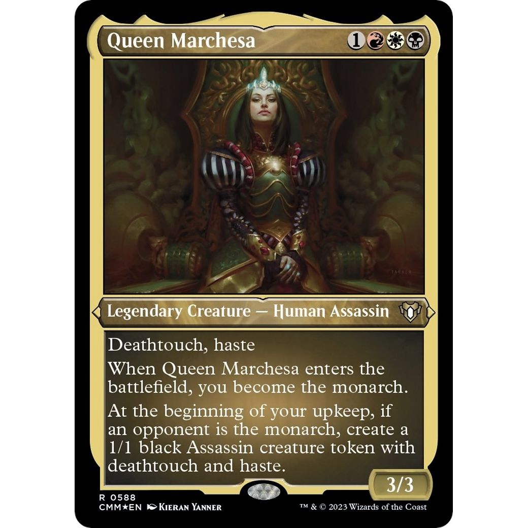 Image for Queen Marchesa (Foil Etched) (588) (CMM) - Magic: The Gathering