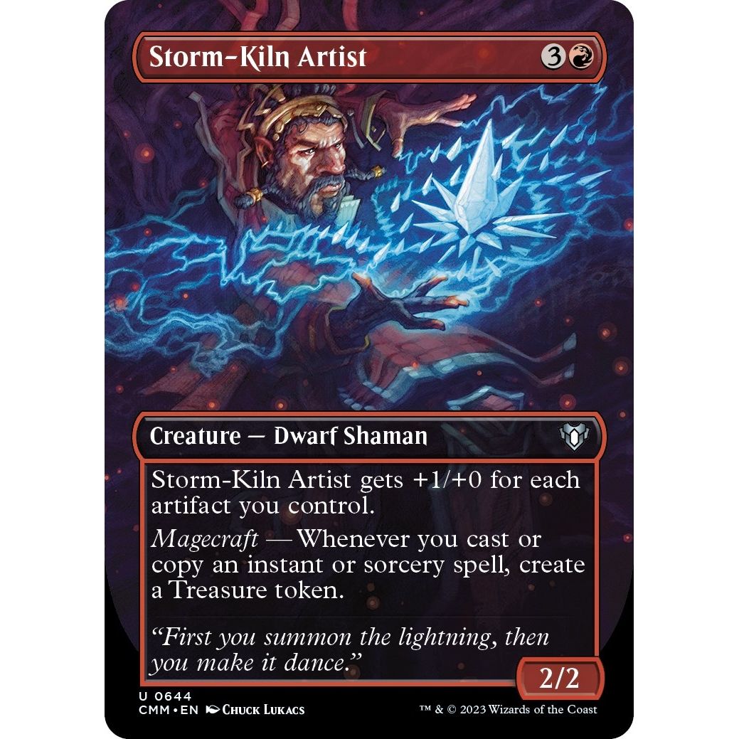 Image for Storm-Kiln Artist (Borderless) (644) (CMM) - Magic: The Gathering
