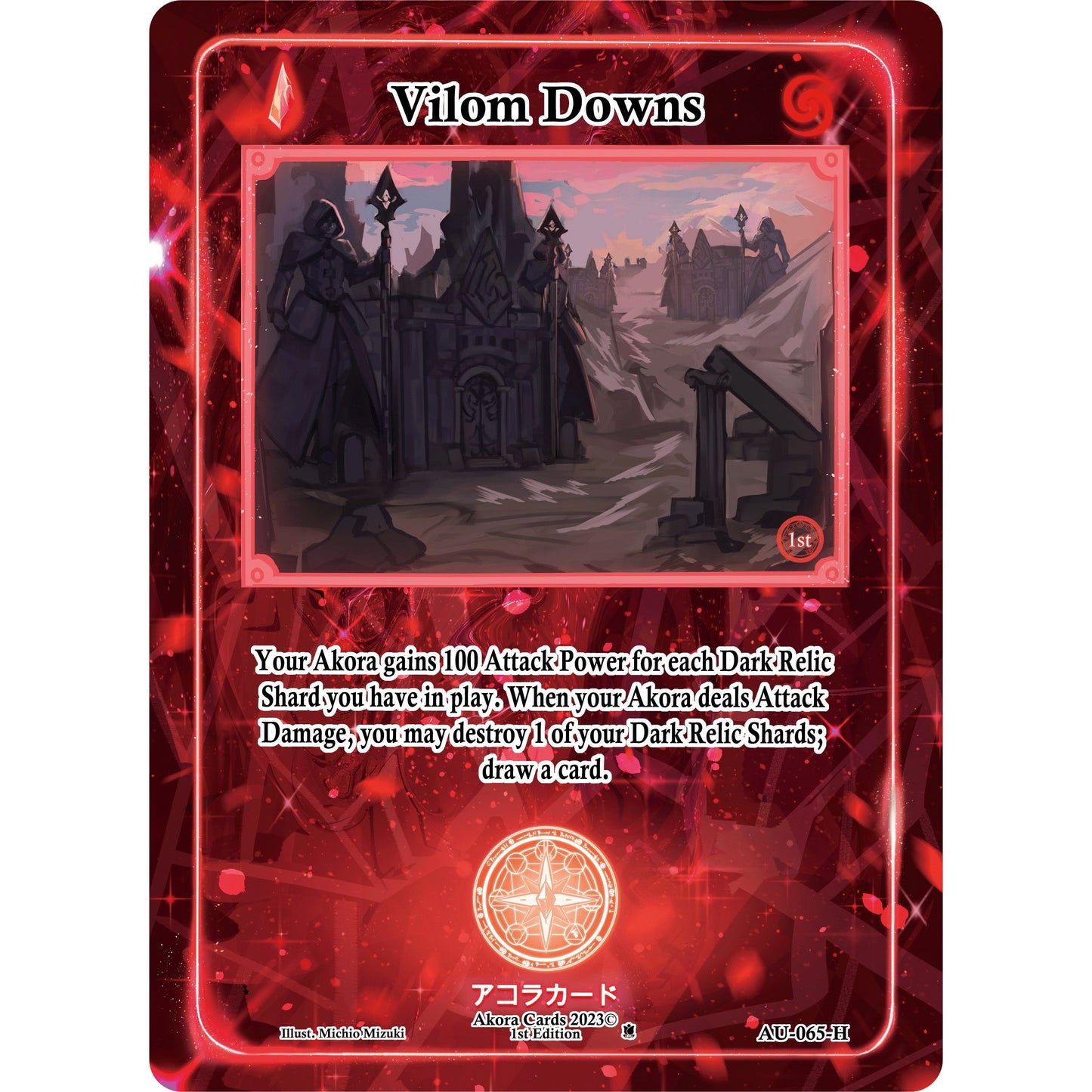 Image for Vilom Downs (Holo) (AU-065-H) (AU1E) - Akora TCG