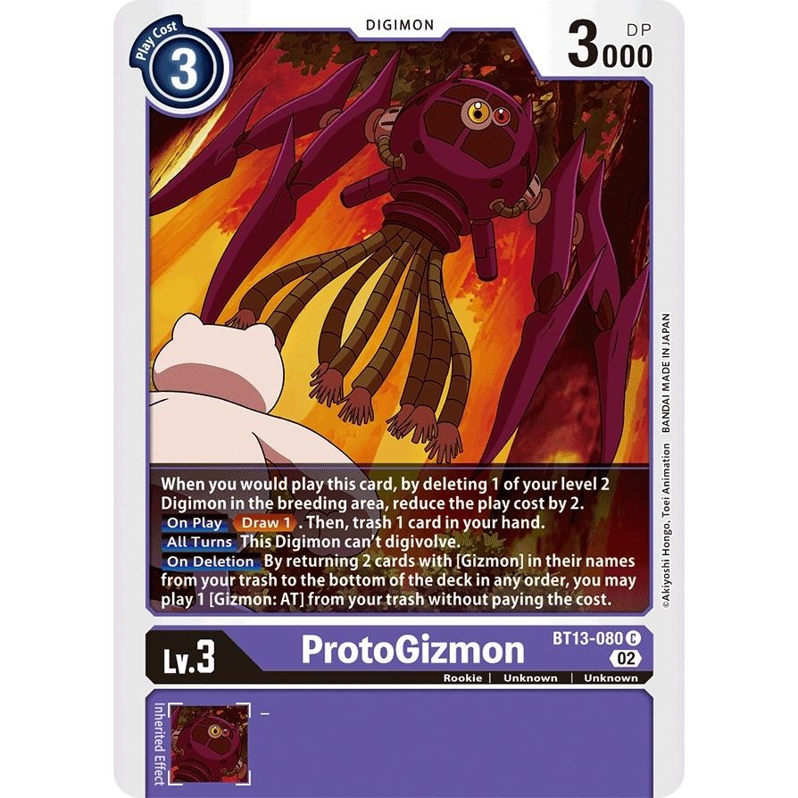 Image for ProtoGizmon (BT13-080 C) (BT13) - Digimon Card Game