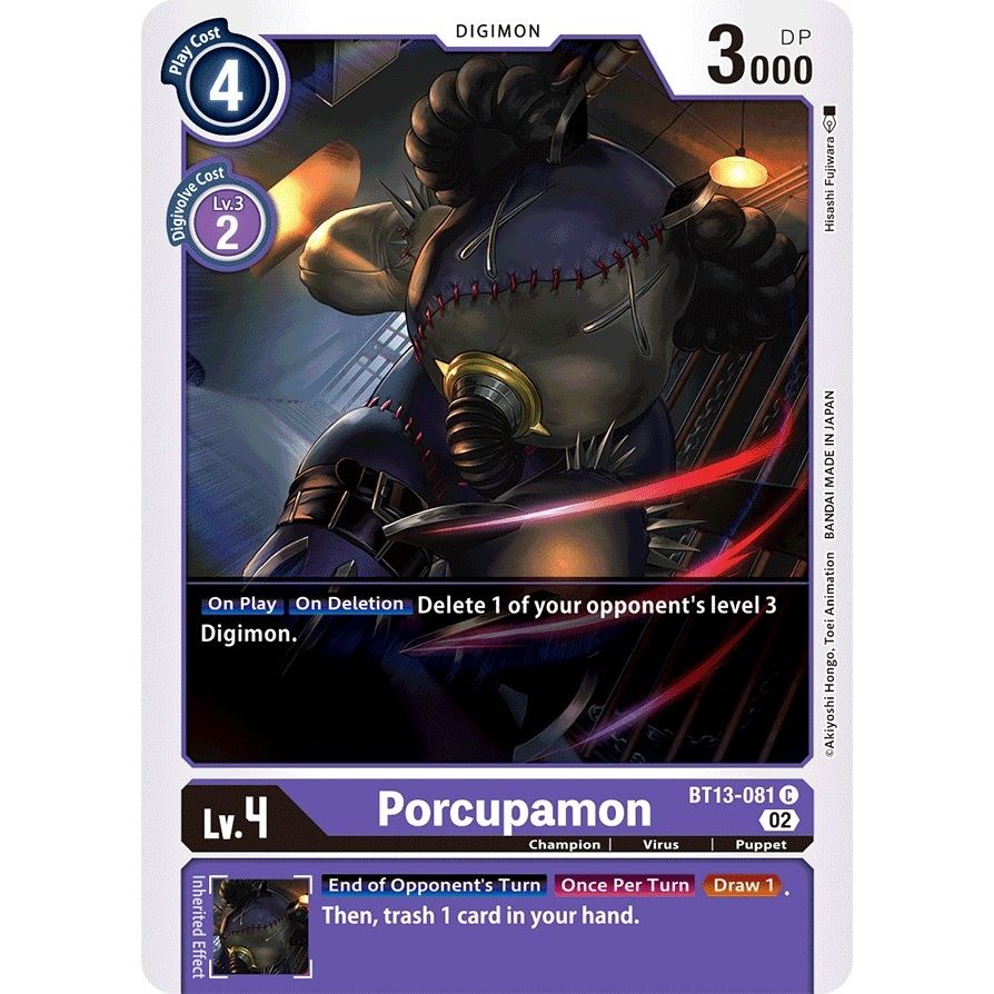 Image for Porcupamon (BT13-081 C) (BT13) - Digimon Card Game