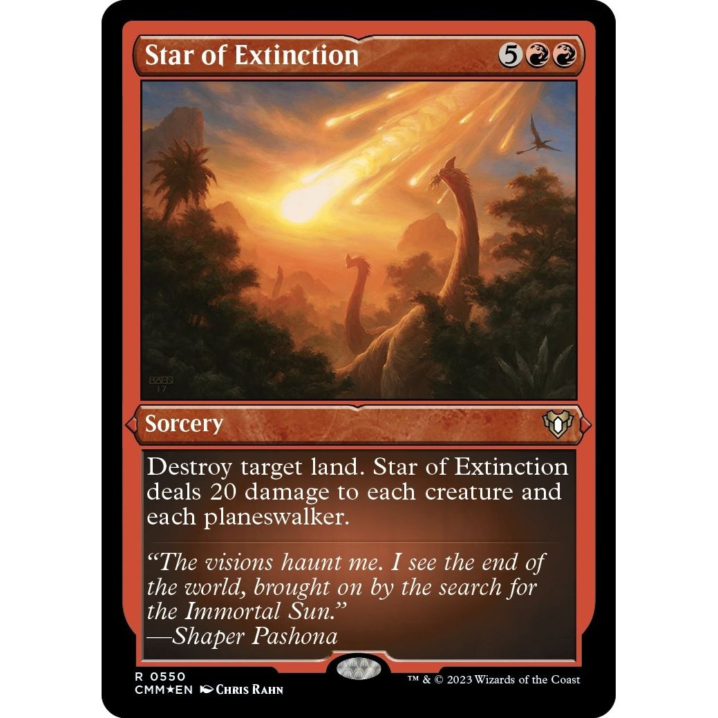 Image for Star of Extinction (Foil Etched) (550) (CMM) - Magic: The Gathering