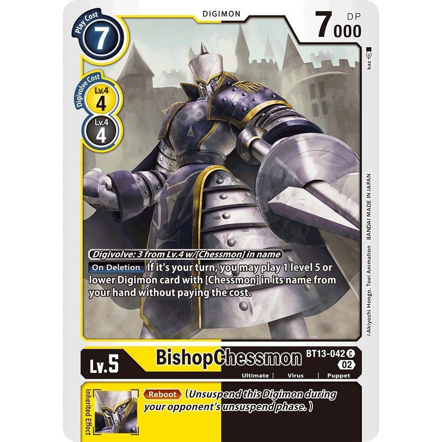 Image for BishopChessmon (BT13-042 C) (BT13) - Digimon Card Game