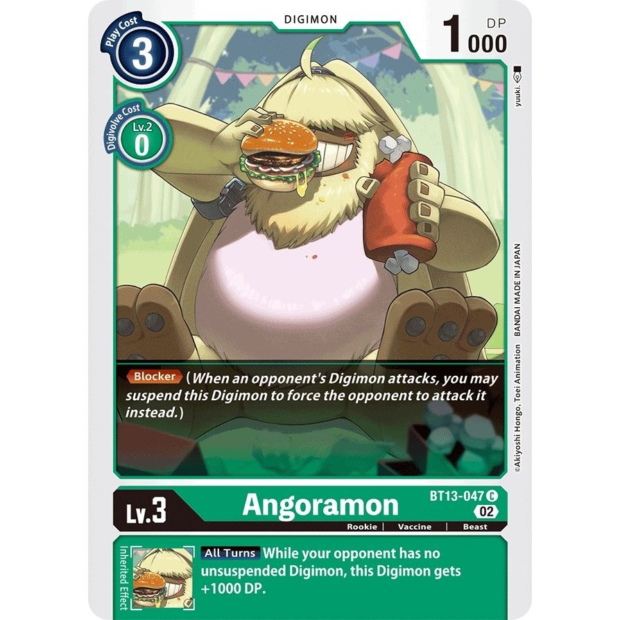 Image for Angoramon (BT13-047 C) (BT13) - Digimon Card Game