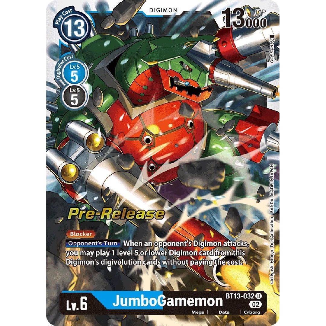 Image for JumboGamemon (BT13-032 U) (BT13_PR) - Digimon Card Game