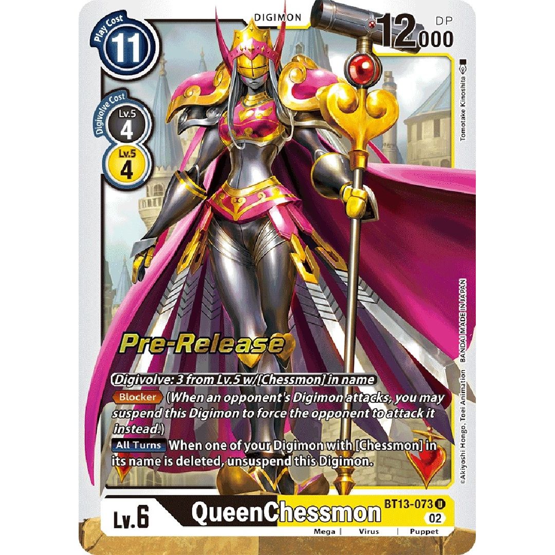 Image for QueenChessmon (BT13-073 U) (BT13_PR) - Digimon Card Game