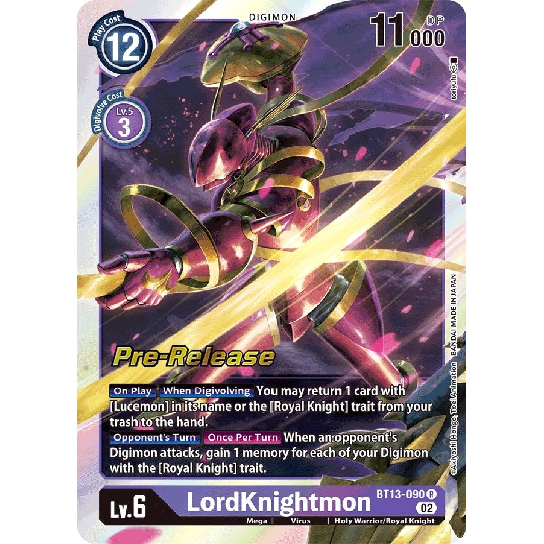 Image for LordKnightmon (BT13-090 R) (BT13_PR) - Digimon Card Game
